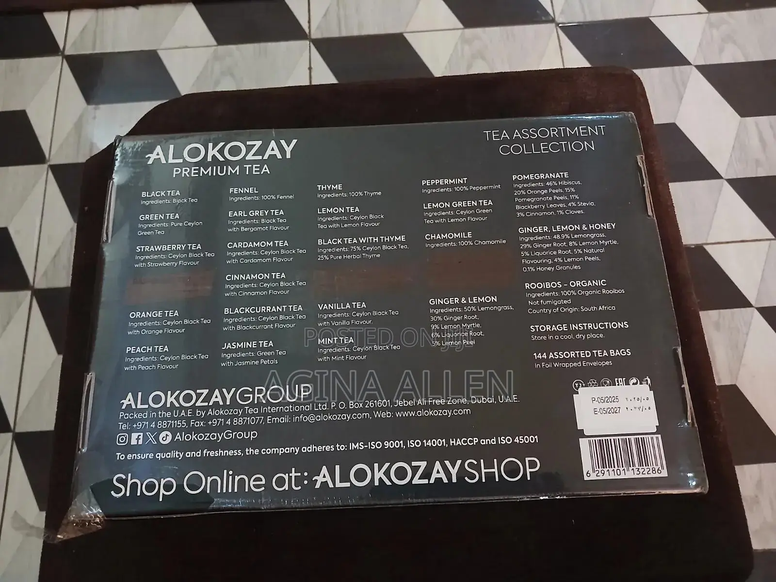 Alokozay Tea Box