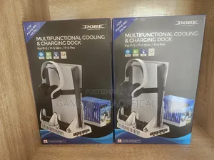 PS5 Multifunctional Cooling Dual Controller Charging Dock