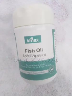 VMax Fish Oil Capsules: For a Healthier Heart ,Brain and Joints