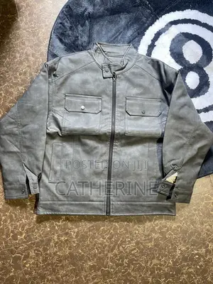 Thrift Men Leather Jacket