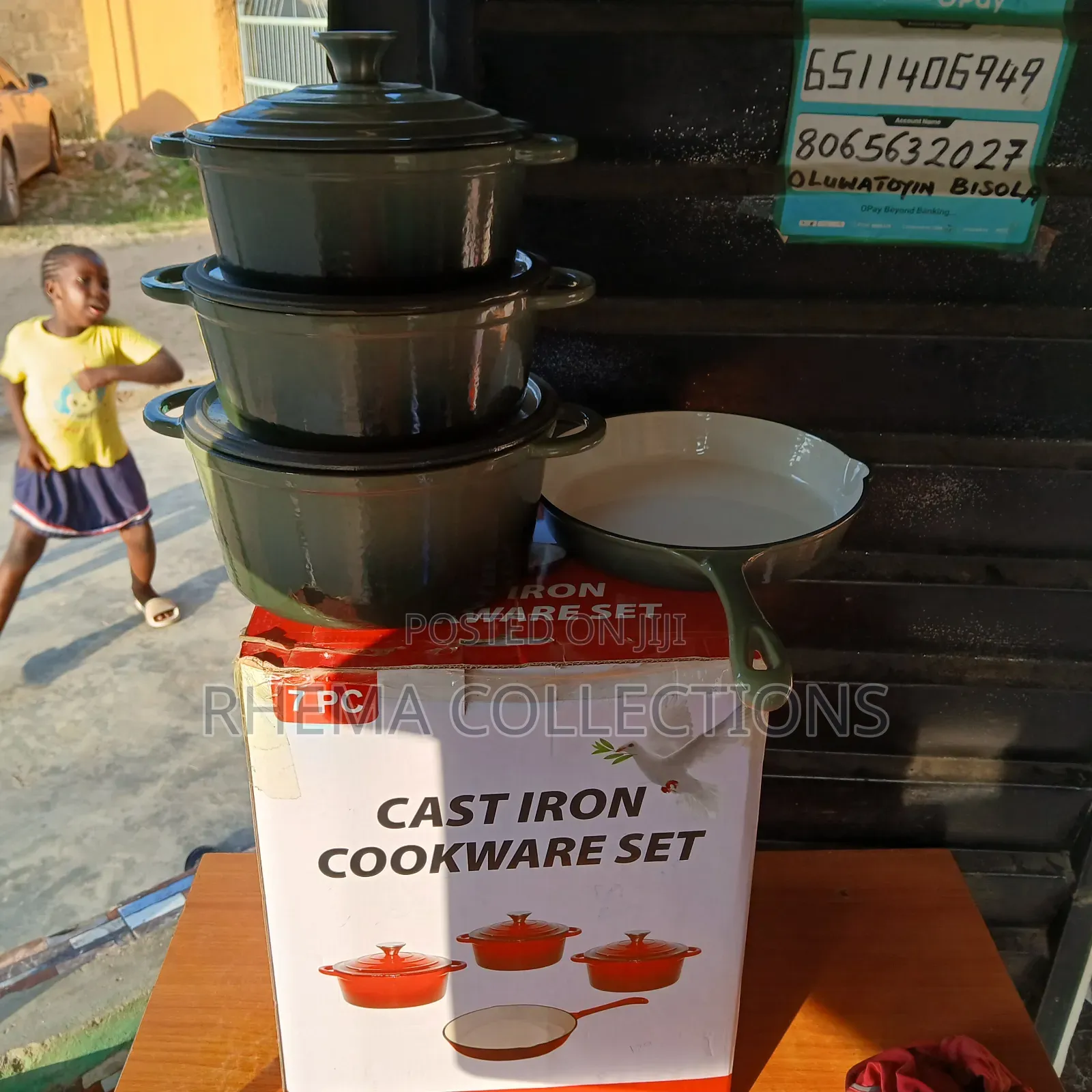 7-Piece Cast Iron Cookware Set