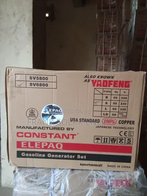Sv6800 Elepaq Constant Generator