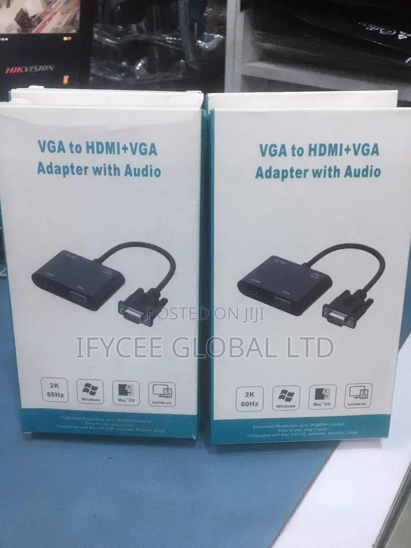 Vga to Hdmi +Vga Adapter