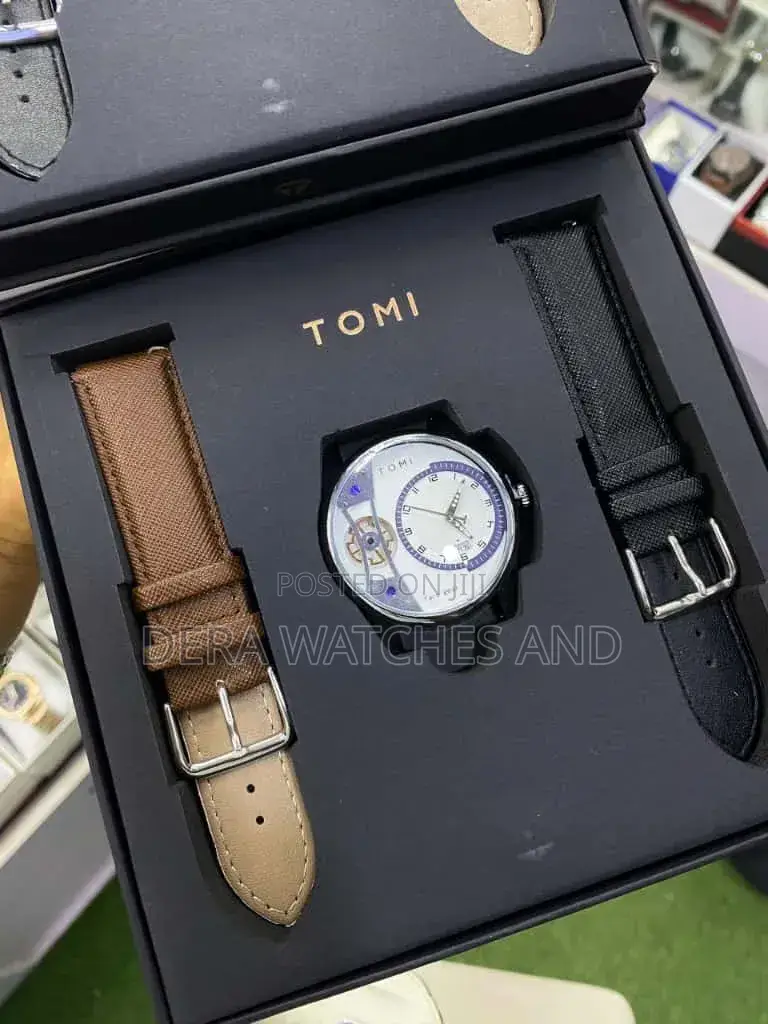 Tomi Double Leather Watch