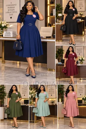 Title:
Classy Ladies Flare Dress – Different Colours Available