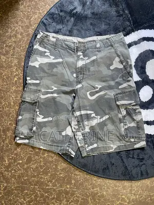 Thrift Camo Cargo Shorts