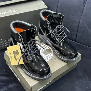 Timberland Luxury Shiny Black Boot