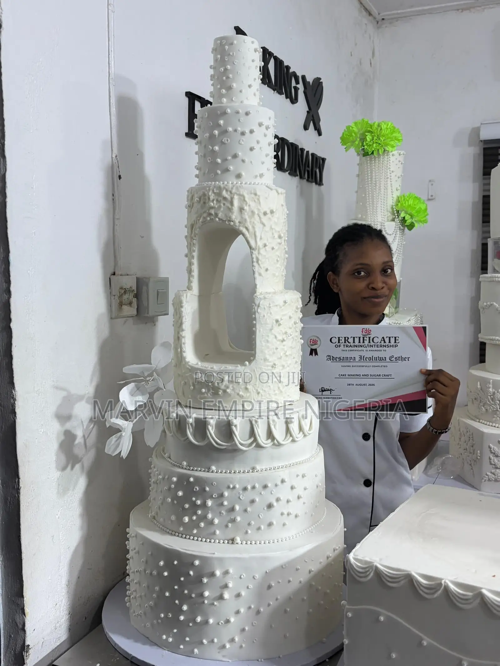 6 Tier Wedding Cake