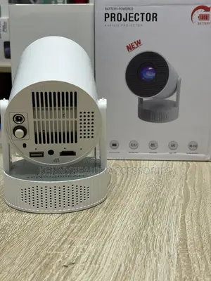 Portable, Smart Mini Projector With Built-in Rechargeable Battery