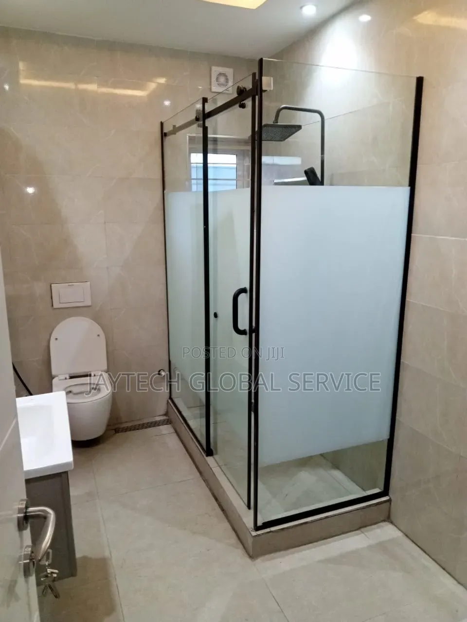 Frosted Shower Cubicle