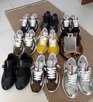 Prada Luxury Glossy Sneakers