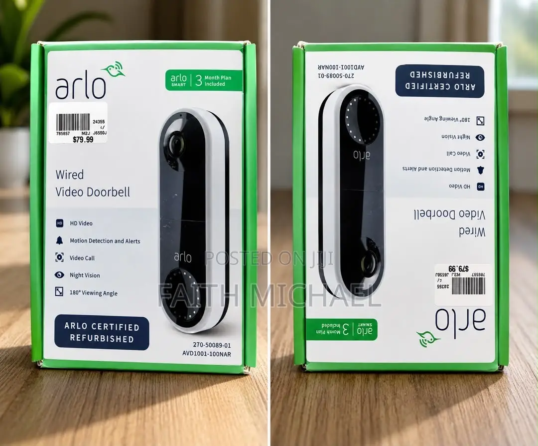Arlo Essential Wired Video Doorbell