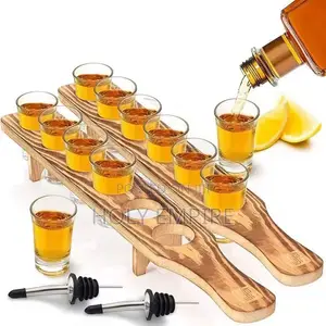 6 Holes Glass Holder Cup Rack Barware Accessories Organizer Serving