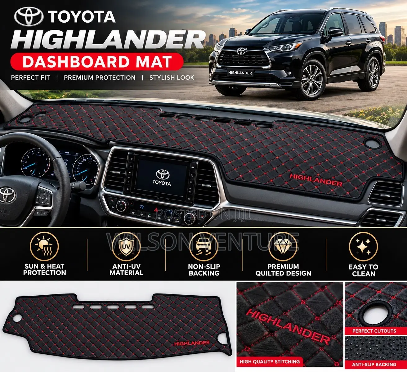 Original Dashboard Mat Highlander