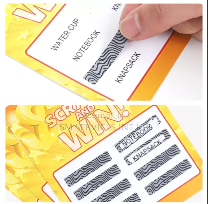 Scratch-Off Label Big Rolls