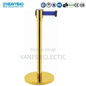 Premium Gold Crowd Control Stanchion Pole