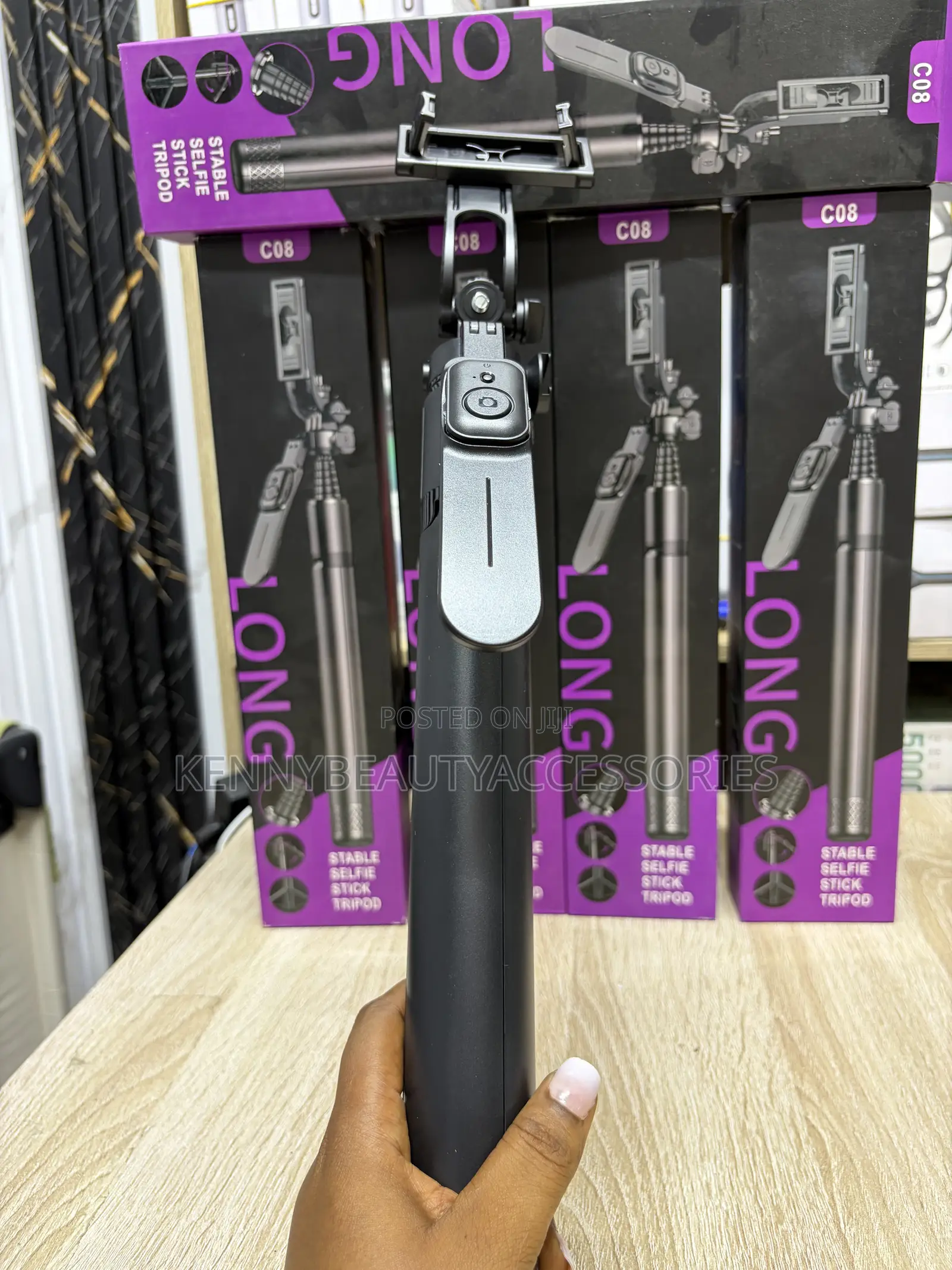 C08 Stable Selfie Stick Tripod – Perfect for Content Creators.