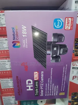 Triple Lens Solar PTZ Camera