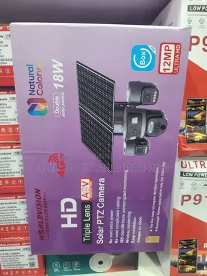 Triple Lens Solar PTZ Camera
