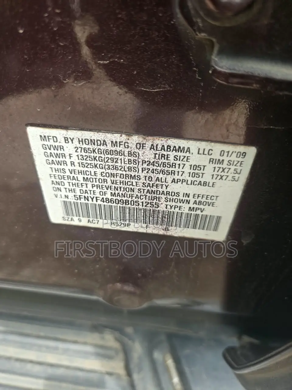 Honda Pilot 2012 Brown