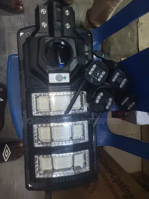 4-Lens Solar Security Camera Street Light