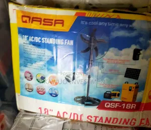Qasa AC/DC Industrial Standing Fan 18 Inches