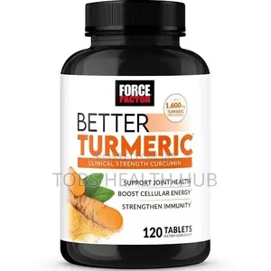 Force Factor Better Turmeric 1600mg – | 120 Tablets