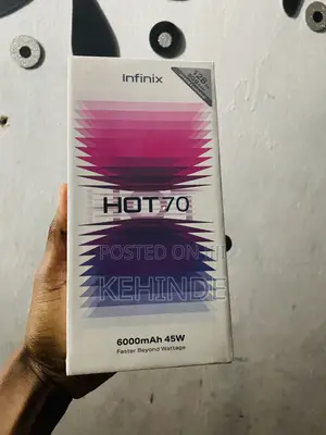 New Infinix Hot 70 128 GB Black