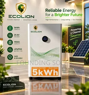 Ecolion 5kwl Lithium Ion Battery