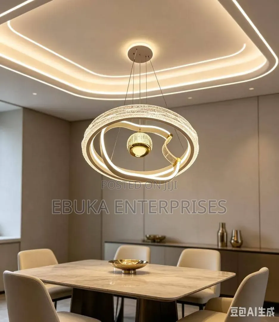 Modern Luxury LED Ring Chandelier