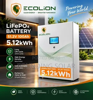 Ecolion 5kwl Lithium Ion Battery