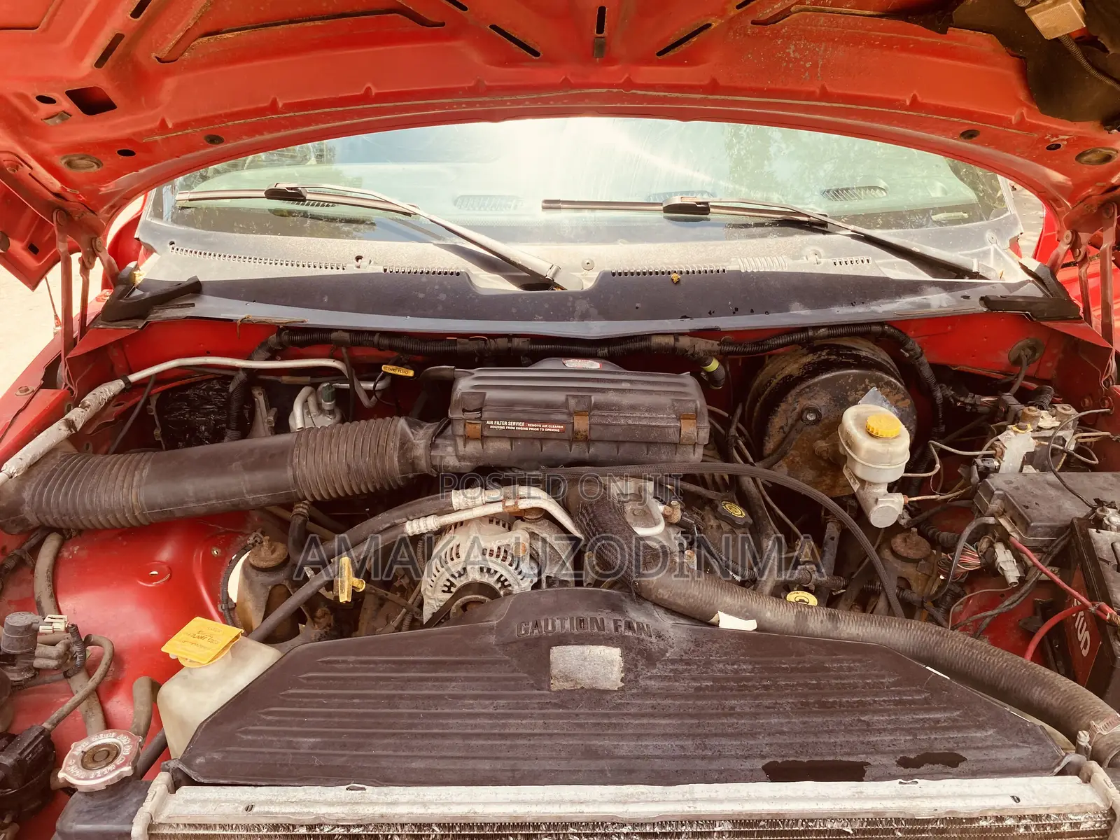 Dodge RAM Van Automatic 2001 Red