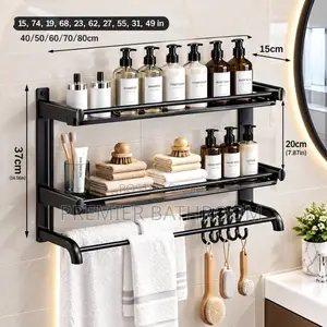 Bathrooms 3 Steps Shelves