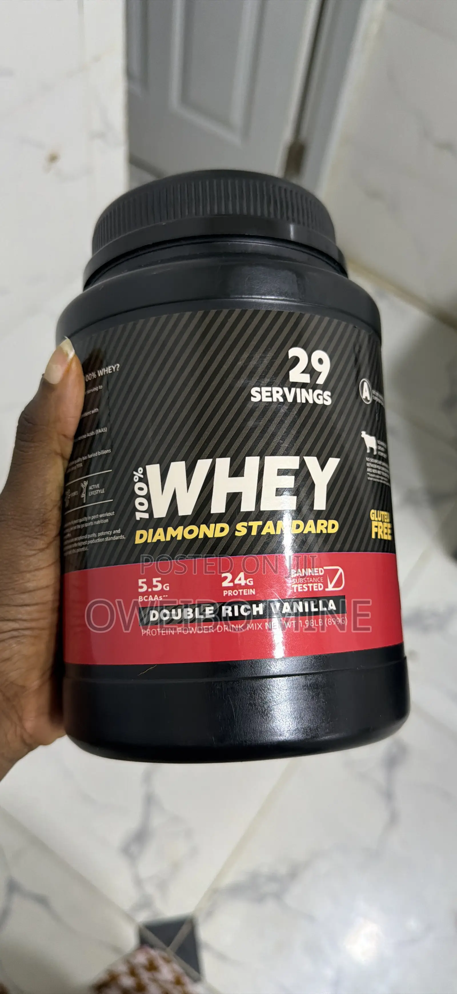 Whey Protein Powder Vanilla Flavored