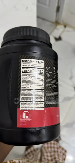 Whey Protein Powder Vanilla Flavored