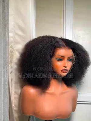 10" Kim K Bob Wig HD Lace Frontal Afro Kinky – Nationwide Delivery