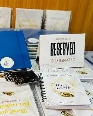 Premium Custom Hardcover Wedding Souvenir Jotters |