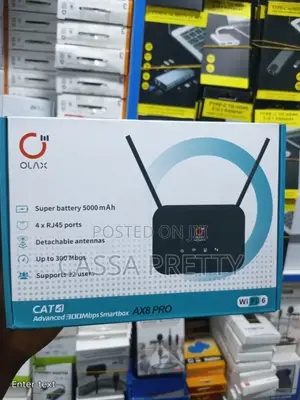 OLAX AX8 PRO - CAT4 WiFi 6 Smartbox