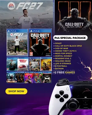 Installation of 10 Games Including Fc27 in Ps5 and Ps4