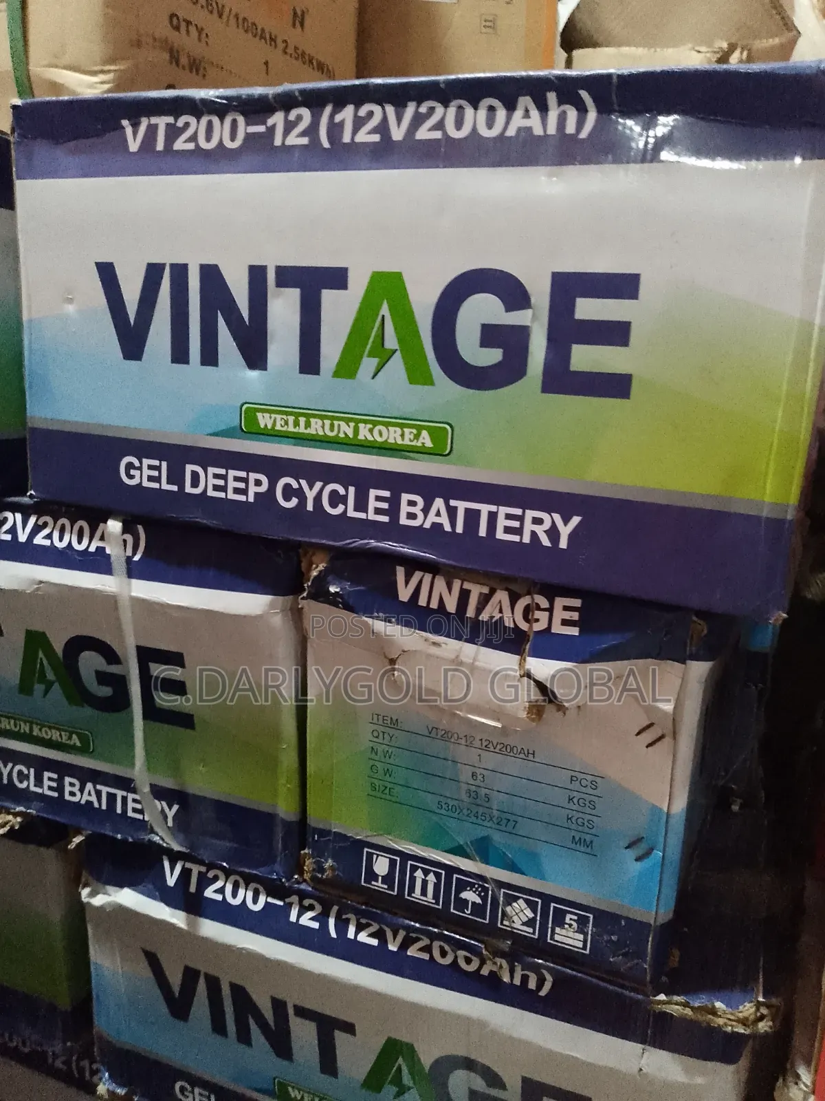 Vintage 200a Gel Battery