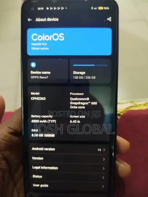 Oppo Reno 256 GB Black