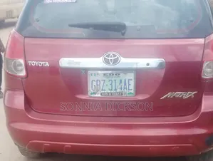 Toyota Matrix 2007 Red
