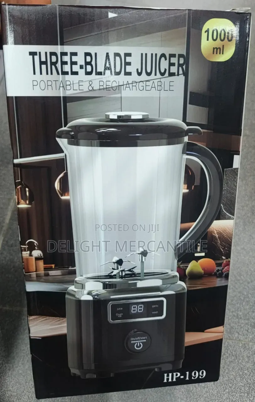 Three Blade Rechargeable Juicer Blender
