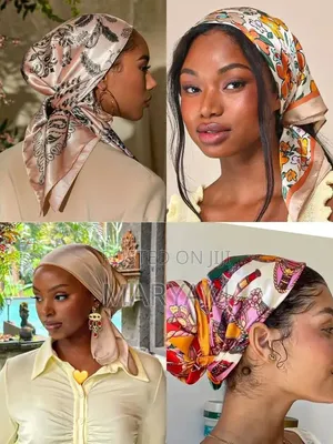 Satin Square Head Scarf