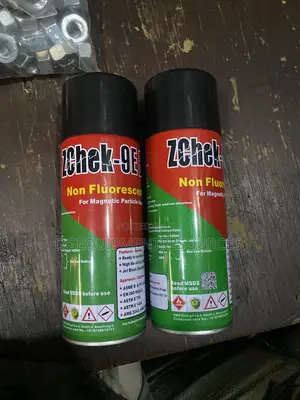 A ZChek-9E Black Non-Fluorescent Magnetic Particle Inspection Spray