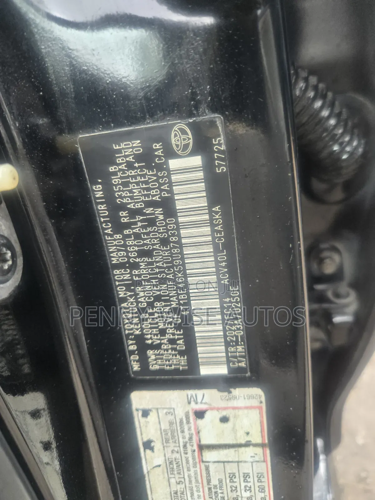 Toyota Camry 2009 Black