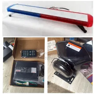 LED Siren Light With Remote Control Amp and Speaker