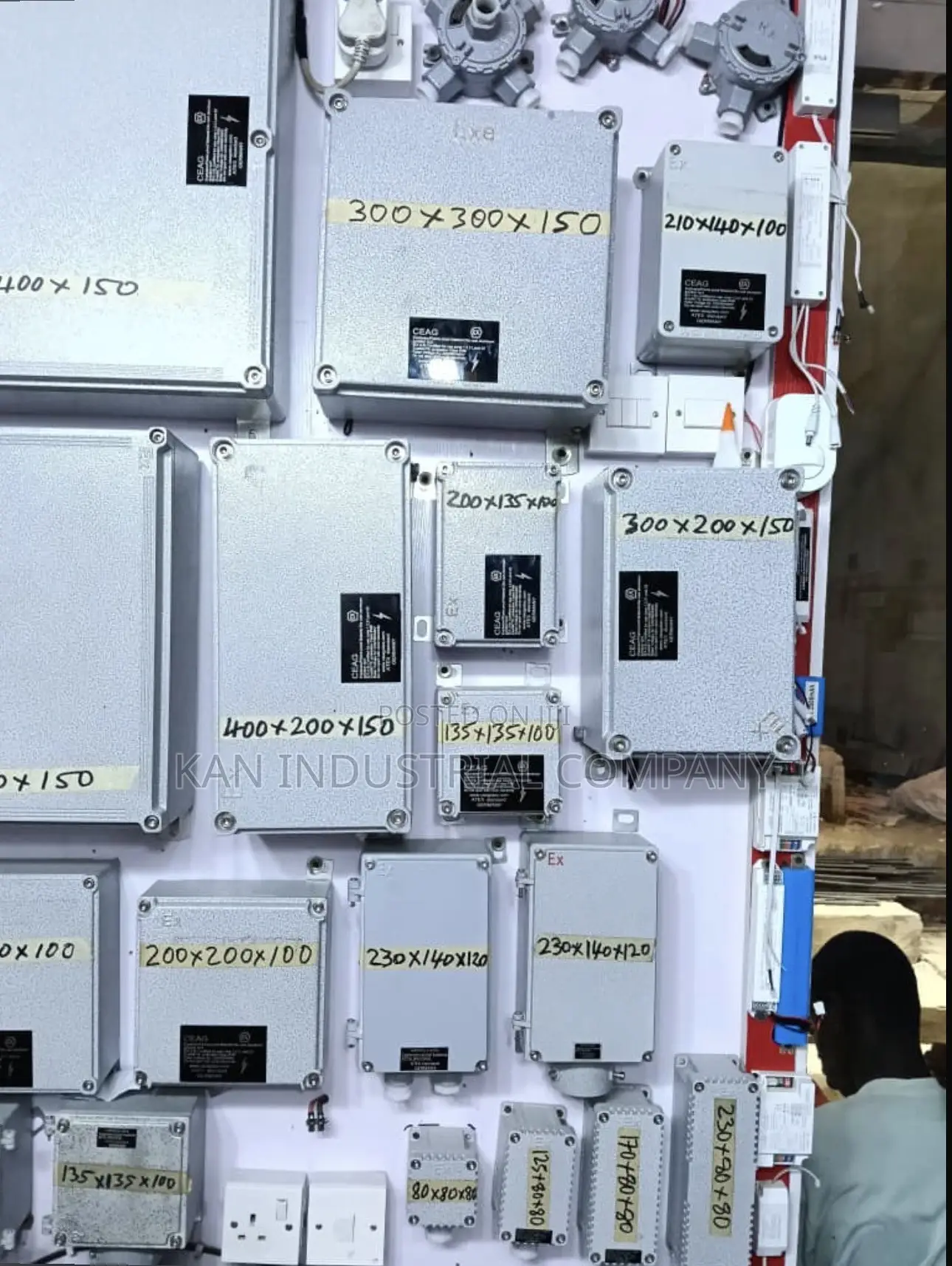 All Sizes of EX Boxes