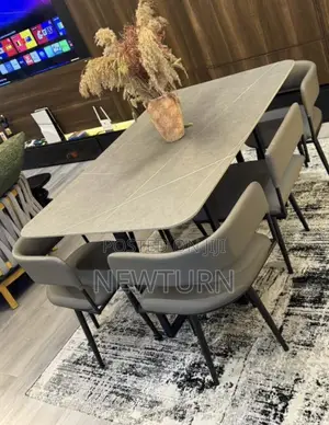 Unique Six Seater’s Marble Dining Set.
