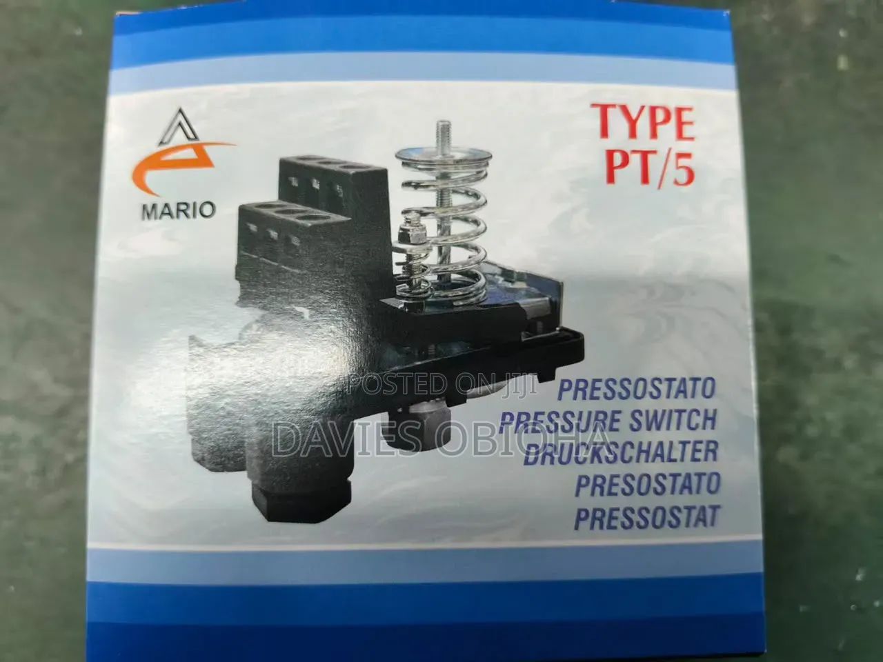 Mario PT/5 3phase Pressure Switch